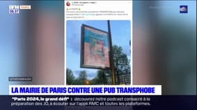 La mairie de Paris dénonce une pub transphobe