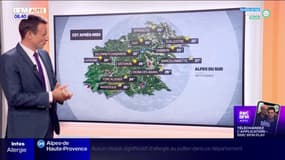 Météo Alpes du Sud: lundi ensoleillé avec un voile nuageux dans l'après-midi