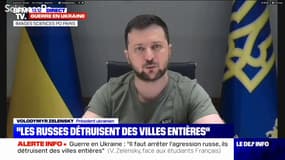 Volodymyr Zelensky: "Pourquoi les soldats russes ont-ils violé des enfants devant les yeux de leurs parents?"