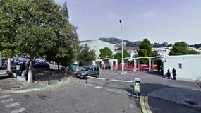 L'entrée du lycée Giocante de Casabianca (Fango) à Bastia en Haute-Corse