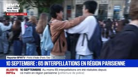 "Bloquons tout": le lycée Claude Monet, dans le 13e arrondissement de Paris, bloqué 