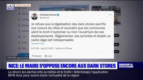 Nice: le maire s'oppose à la légalisation de l'activité des dark stores