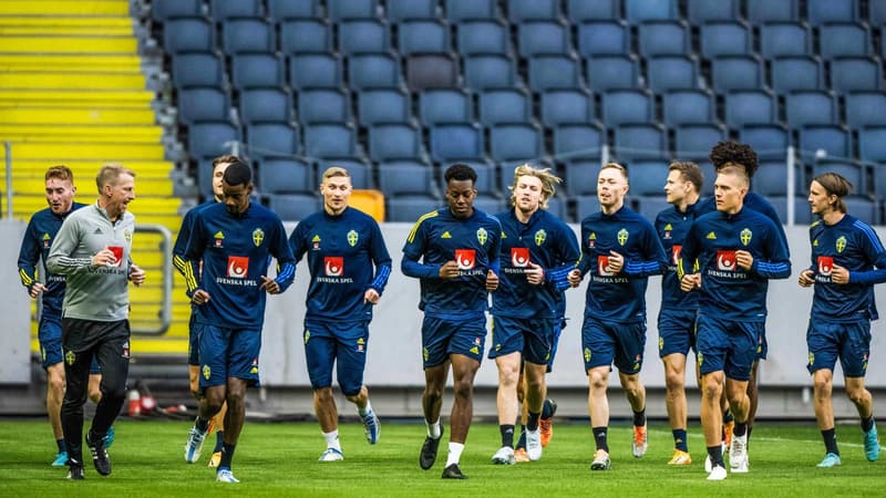 Entrainement Suède