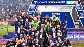 Le PSG vainqueur du dernier Trophée des champions à Tel-Aviv (Israël)