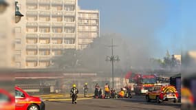 Un incendie dans un supermarché de Mantes-la-Jolie.