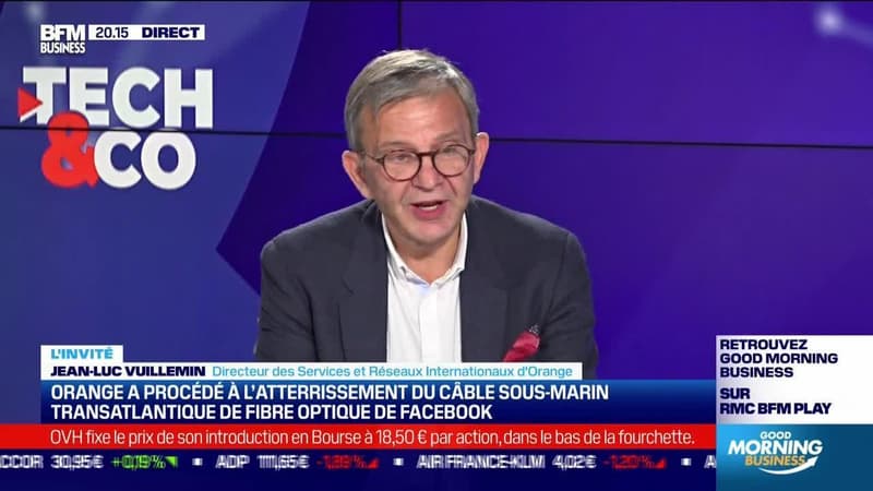 Jean-Luc Vuillemin (Orange) : Orange a procédé à l'atterrissement du câble sous-marin transatlantique de fibre optique de Facebook - 13/10