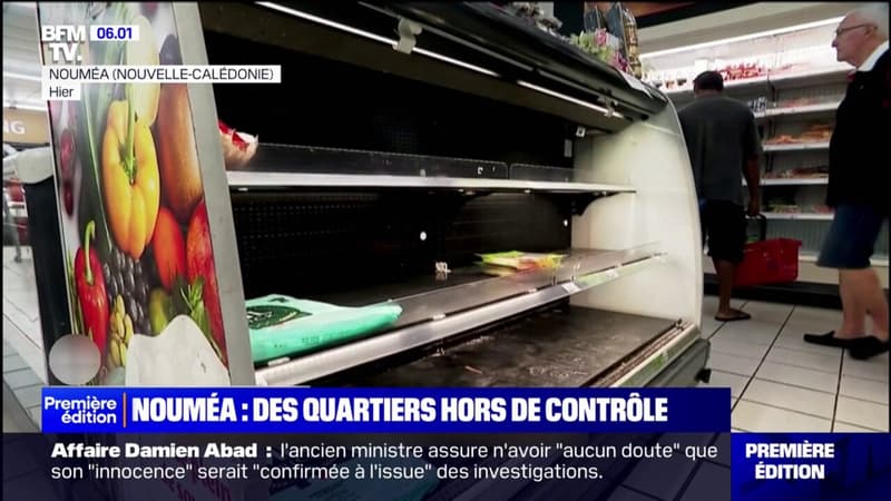 Regarder la vidéo Nouméa: après plusieurs jours d'affrontements, la pénurie guette les rayons des supermarchés