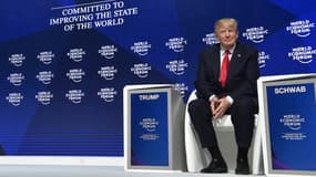 Donald Trump à Davos, le 26 janvier 2018.