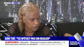 "Ce n'était pas un dealer": la tante de l'ado tué à Marseille témoigne sur BFMTV