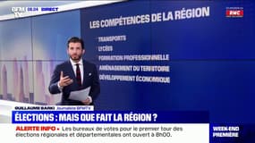 Quels sont les domaines de compétences de la région et du département ?