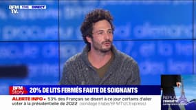 Benjamin Rossi sur l'hôpital: "Dans mon service, il y a 60% des lits qui sont fermés parce qu'il n'y a pas de personnel"