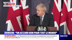 Boris Johnson: "Grâce à cet accord, nous allons pouvoir pêcher des quantités considérables de poissons" 