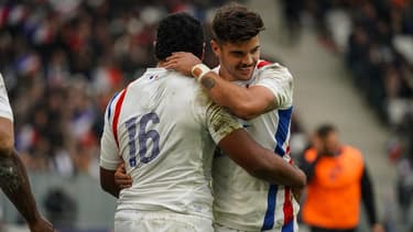 Romain Ntamack et Peato Mauvaka