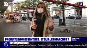 Paris: les produits non-essentiels disparaissent des marchés