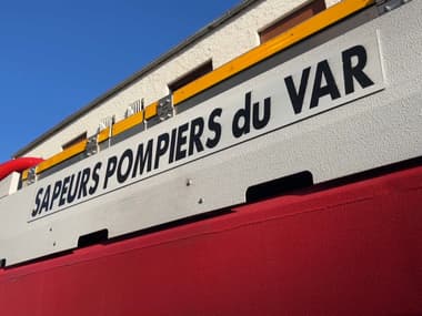 Un camion des sapeurs-pompiers du Var, le mardi 20 mai 2025 au Lavandou. (Photo d'illustration)