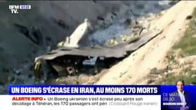 Les premières images des débris du Boeing ukrainien qui s'est écrasé en Iran
