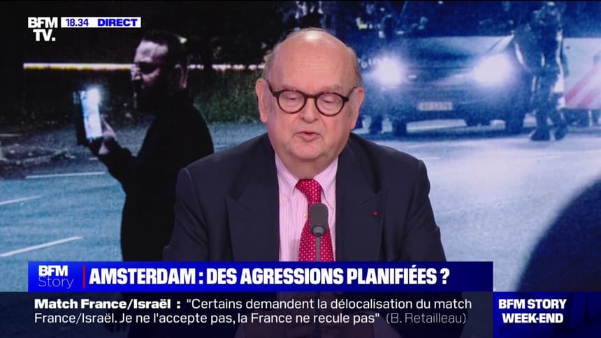 Agressions de supporters israéliens à Amsterdam: "C'est un pogrom,  clairement", estime Gérard Unger (vice-président d'honneur du CRIF)