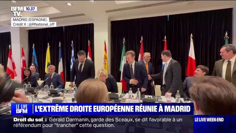 Marine Le Pen, Viktor Orban...L'extrême droite européenne réunie à Madrid