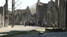Les ruines du village martyr d'Oradour-sur-Glane, en Haute-Vienne, en avril 2013.