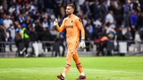 Ruben Blanco sous le maillot de l'OM, le 31 mars 2023.