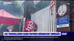Saint-André-lez-Lille: une vingtaine de travailleurs sans-papiers en grève pour dénoncer les pratiques d'Emmaüs