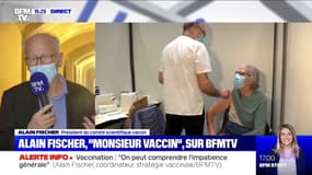 Alain Fischer sur la vaccination: "On peut comprendre l'impatience générale" 
