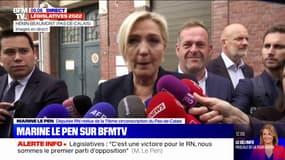 Marine Le Pen: "Emmanuel Macron est aujourd'hui un président de la République minoritaire"