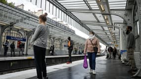 La station de métro La Chapelle à Paris le 24 avril dernier.