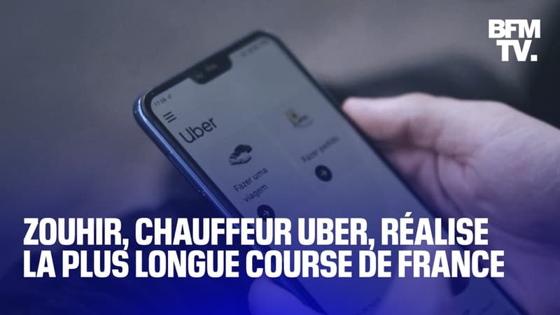 Zouhir, un chauffeur Uber, a réalisé la plus longue course de France