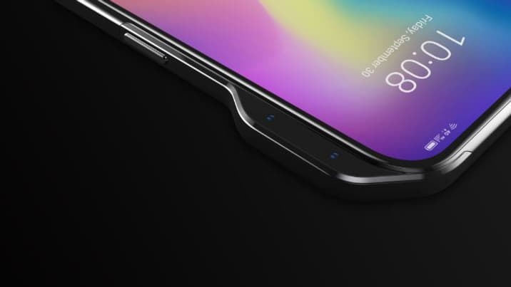 L'encoche externe du ZTE Axon V.