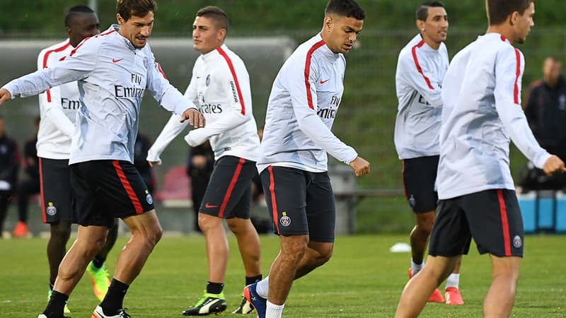 Hatem Ben Arfa à l'entraînement
