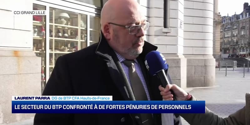 Laurent Parra (BTP CFA Hauts-de-France ): Le secteur du BTP confronté à de fortes pénuries de personnel - 24/11