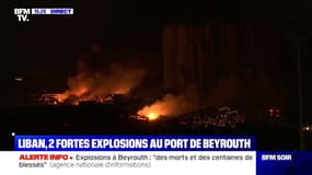 Explosions à Beyrouth: "Des morts et des centaines de blessés", selon l'agence nationale d'informations