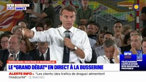 Marseille: Emmanuel Macron annonce des campagnes de sensibilisation dans les écoles et auprès des familles à la rentrée scolaire pour lutter contre le trafic de stupéfiants