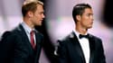 Manuel Neuer et Cristiano Ronaldo