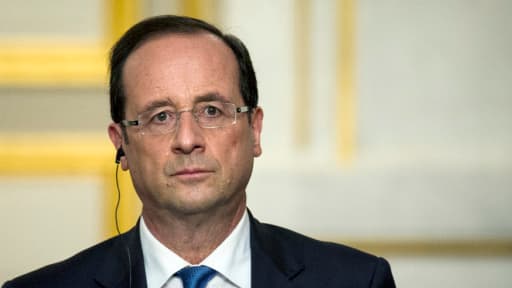 Le président de la République François Hollande