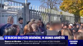 Nanterre: 14 jeunes interpellés et placés en garde à vue après un blocus au lycée Joliot-Curie