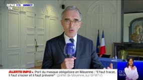 Coronavirus: le préfet de Mayenne Jean-Francis Treffel assure qu'il "faut tracer, il faut s'isoler et il faut prévenir"