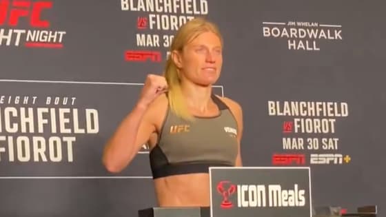 UFC: les images de la pesée de Manon Fiorot avant son combat contre ...