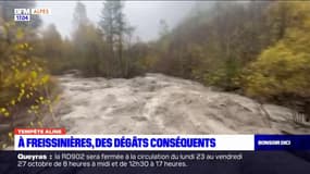 Hautes-Alpes: de nombreux dégâts à Freissinières après le passage de la tempête Aline