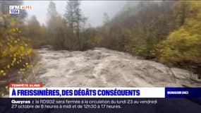 Hautes-Alpes: de nombreux dégâts à Freissinières après le passage de la tempête Aline