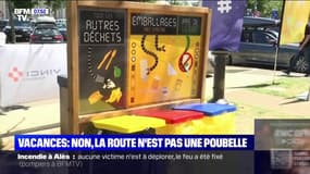 Pendant les vacances, le volume de déchets au bord des routes augmente