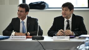 Manuel Valls et Patrick Kanner, le 26 octobre 2015.