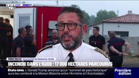 Feu fixé dans l’Aude: “L’humidité va favoriser le travail des pompiers", indique Rémi Recio, sous-préfet de Narbonne (Aude) 