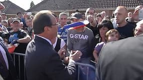 François Hollande, mardi 3 septembre à Denain