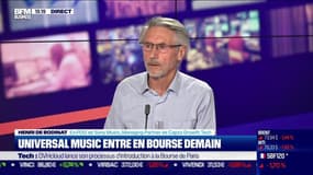 Henri de Bodinat (Capza Growth Tech) : Universal Music entre en Bourse demain - 20/09