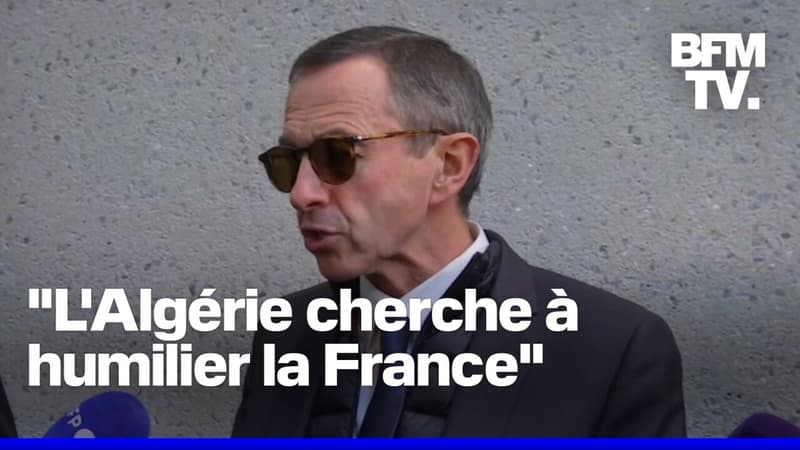 Après le renvoi de l'influenceur algérien, Bruno Retailleau estime que 