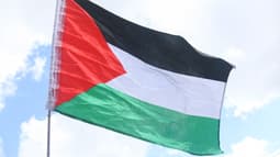 Photo d'illustration d'un drapeau de la Palestine.