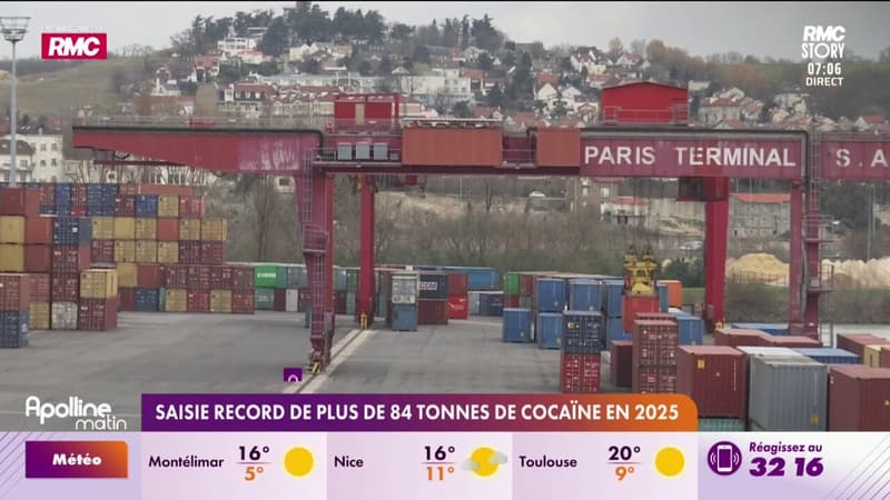 Saisie record de plus de 84 tonnes de cocaïne en 2025