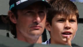 Jaime Alcaraz à Wimbledon, le 16 juillet 2023.